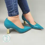 کفش مجلسی فیروزه ای 14